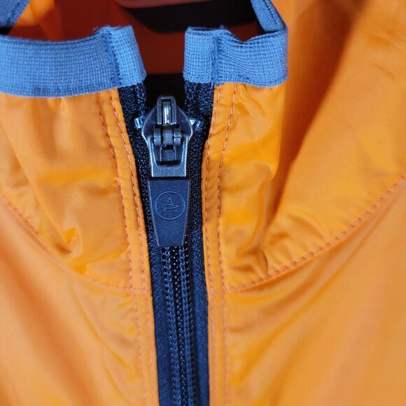 AETHER ORANGE LIGHTWEIGHT CYCLING RIDING FULL ZIP WINDBREAKER JACKET SIZE 0 / XS - Picture 3 of 8